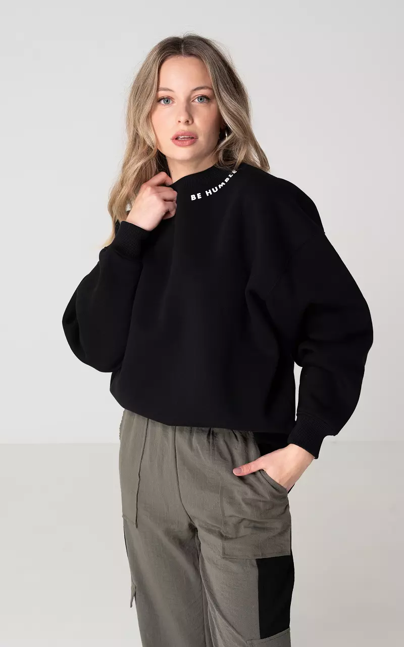 Crewneck sweater Black