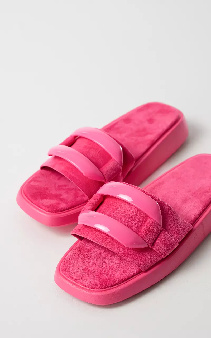 Slippers with clasp - Pink, Guts & Gusto
