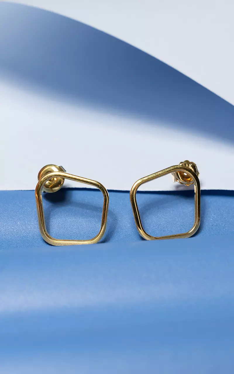 Circle-shaped earrings Gold