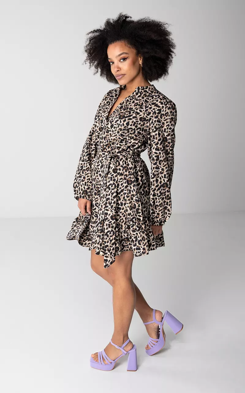 Jurk discount animal print