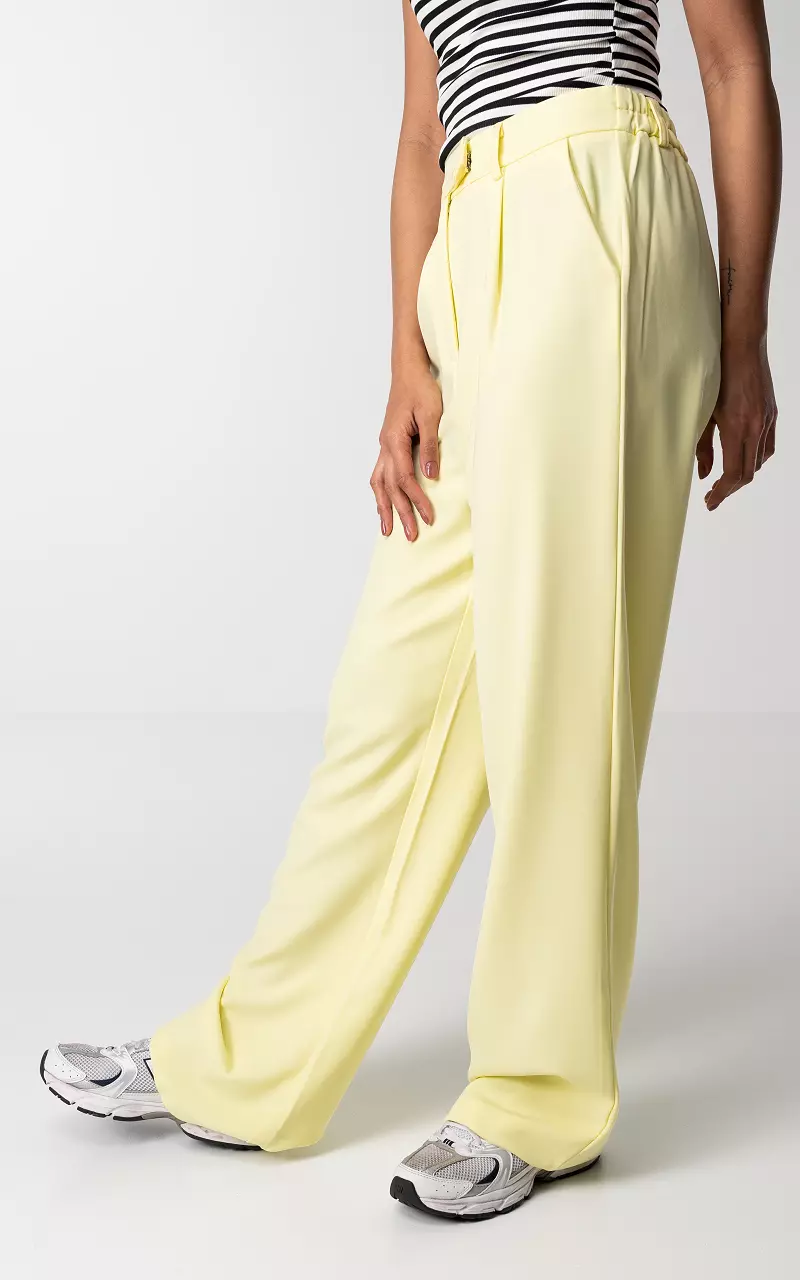 Zara Yellow Wide Leg Trousers Size M - Dress Cheshire | Preloved Designer  Fashion | Boutique in Cheshire