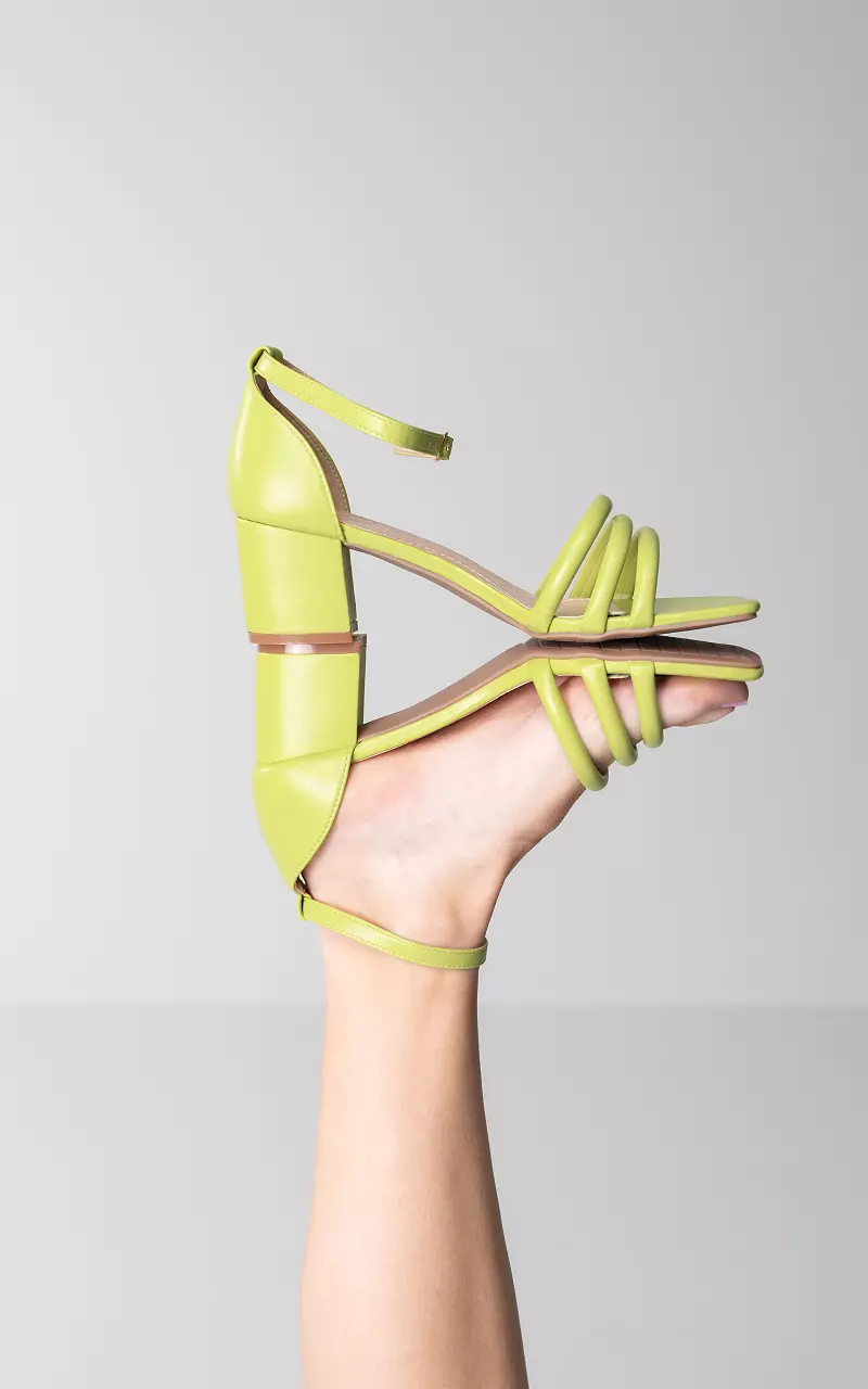 Heels with block heel - Gusto & Guts | Green Light