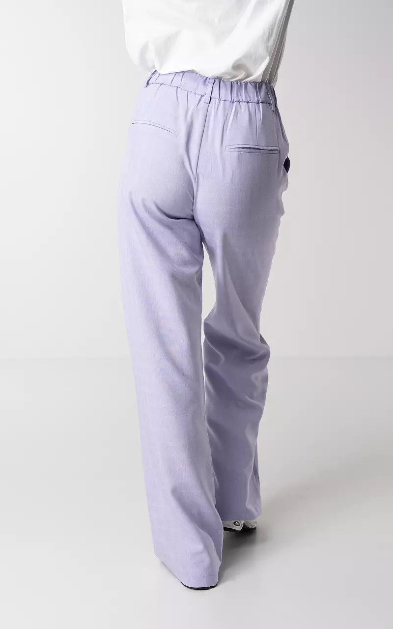 Wide Leg Pants in Lilac Grey (XS/L/XL)