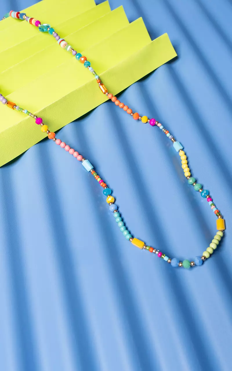 Sunglass cord with beads Multicolor
