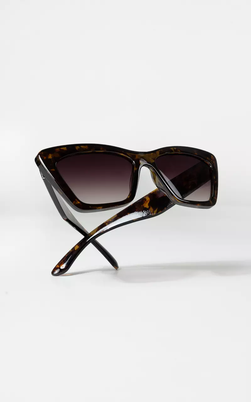 Cat-eye sunglasses Dark Brown