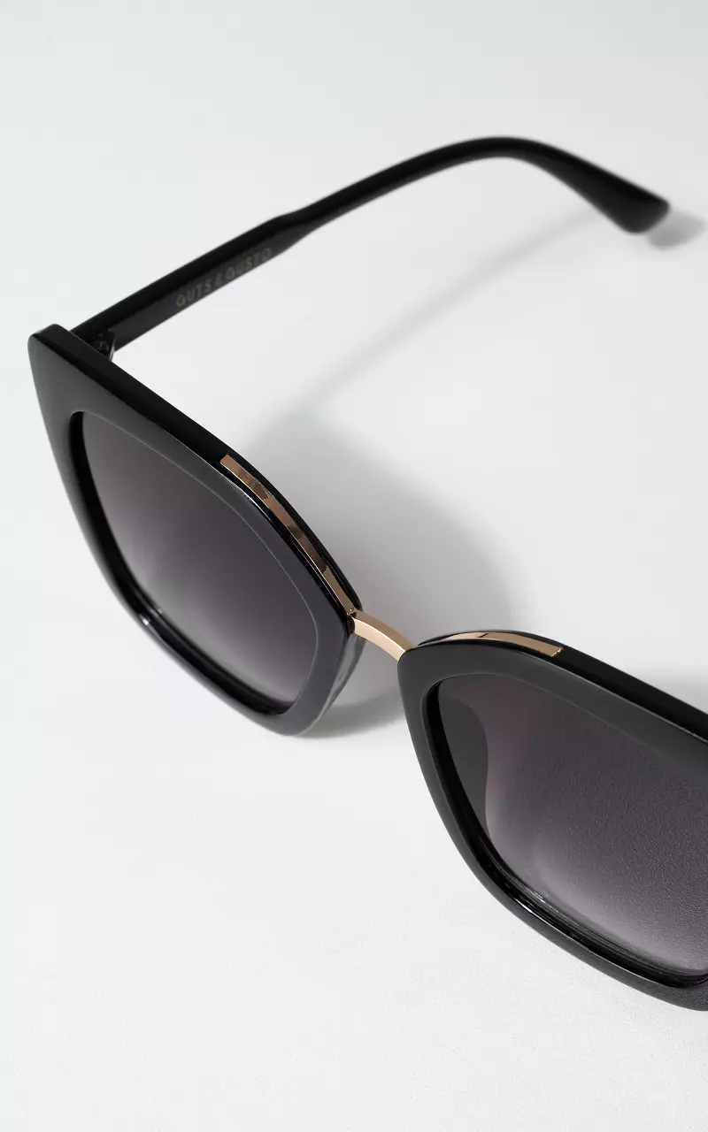 Zonnebril met gepolariseerde glazen Zwart