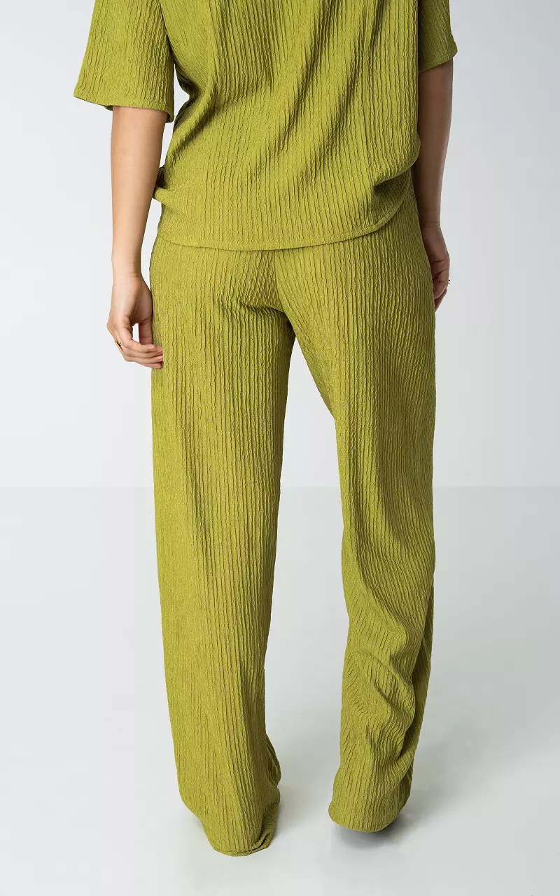 Loose-fitting pants with pockets - Light Green