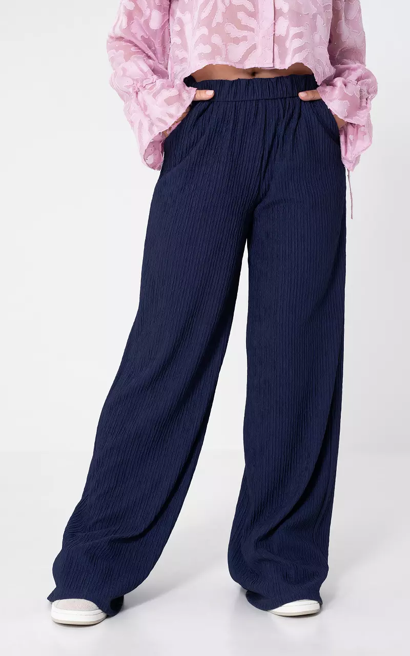 Loose-fitting pants Dark Blue