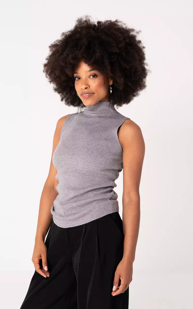 Turtleneck top Grey