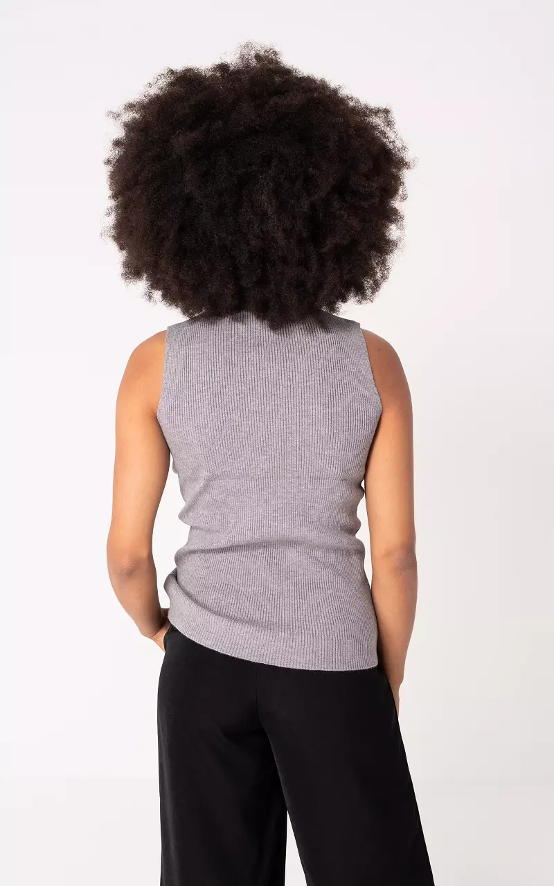 Turtleneck top Grey
