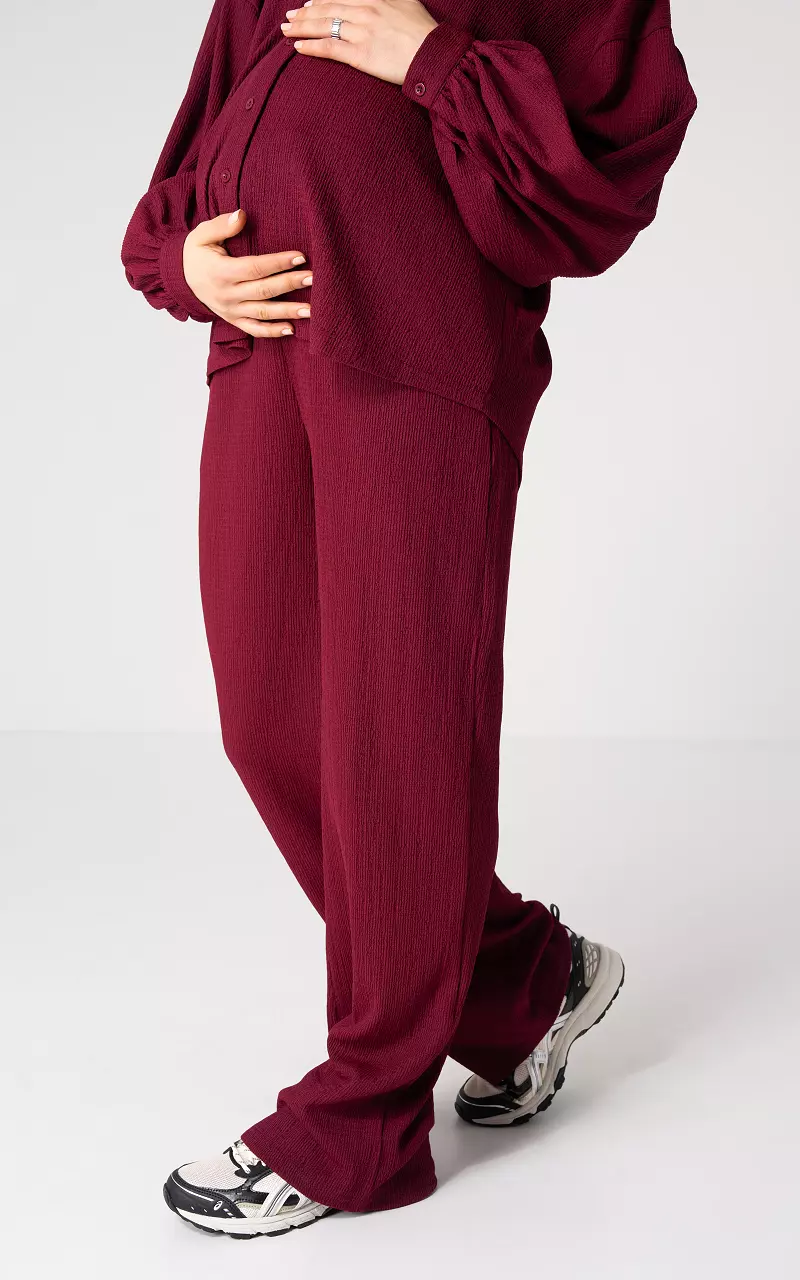 Wide leg pants Bordeaux