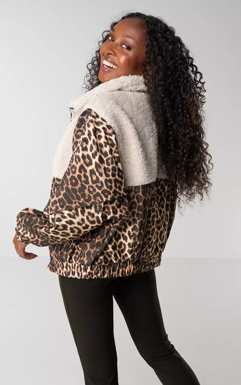 Leopard windbreaker on sale