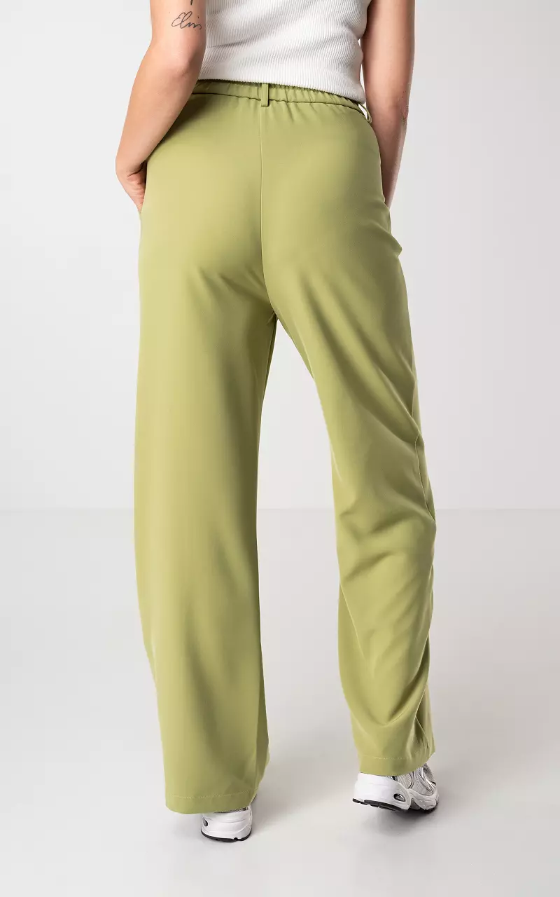 SHEIN Neon Lime Satin Suit Pants | Lime green pants, Green dress pants,  Green linen pants
