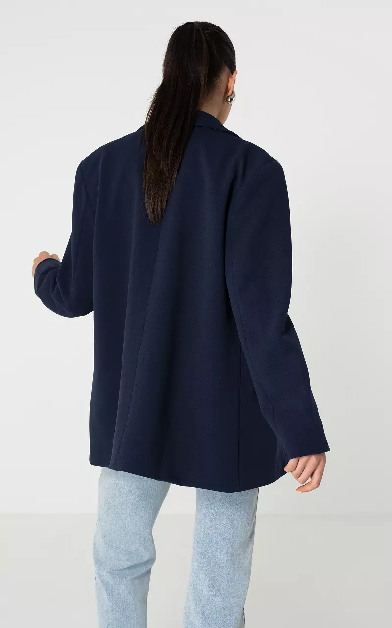 Basic blazer Donkerblauw