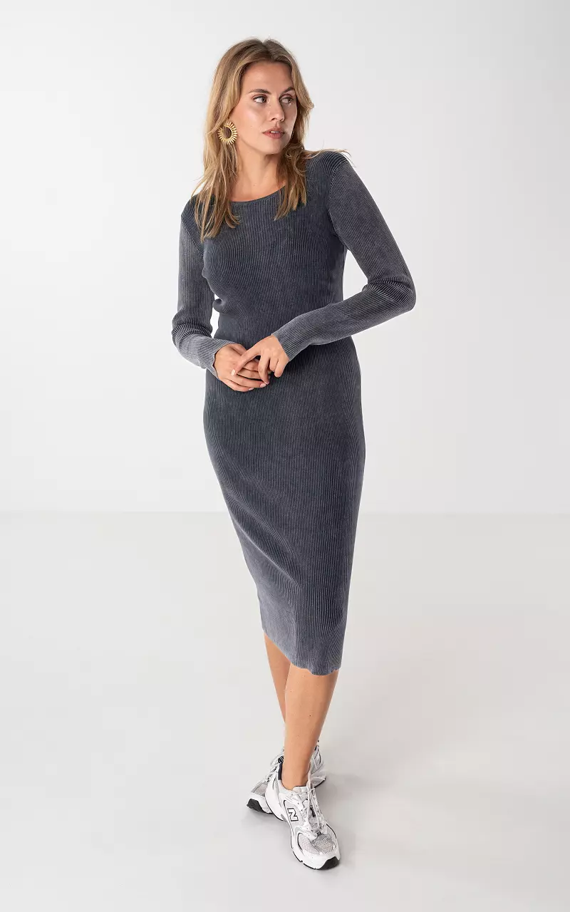 Dark grey outlet maxi dress