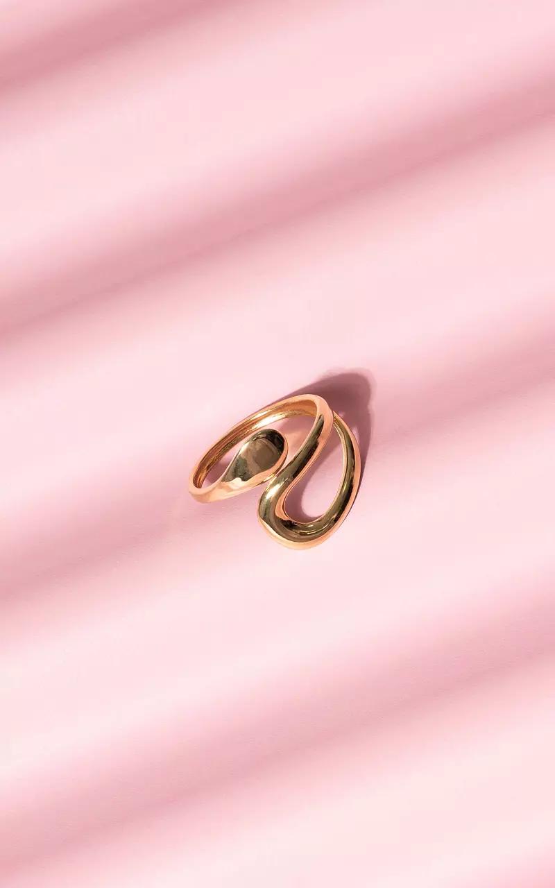 Größenverstellbarer Ring Gold