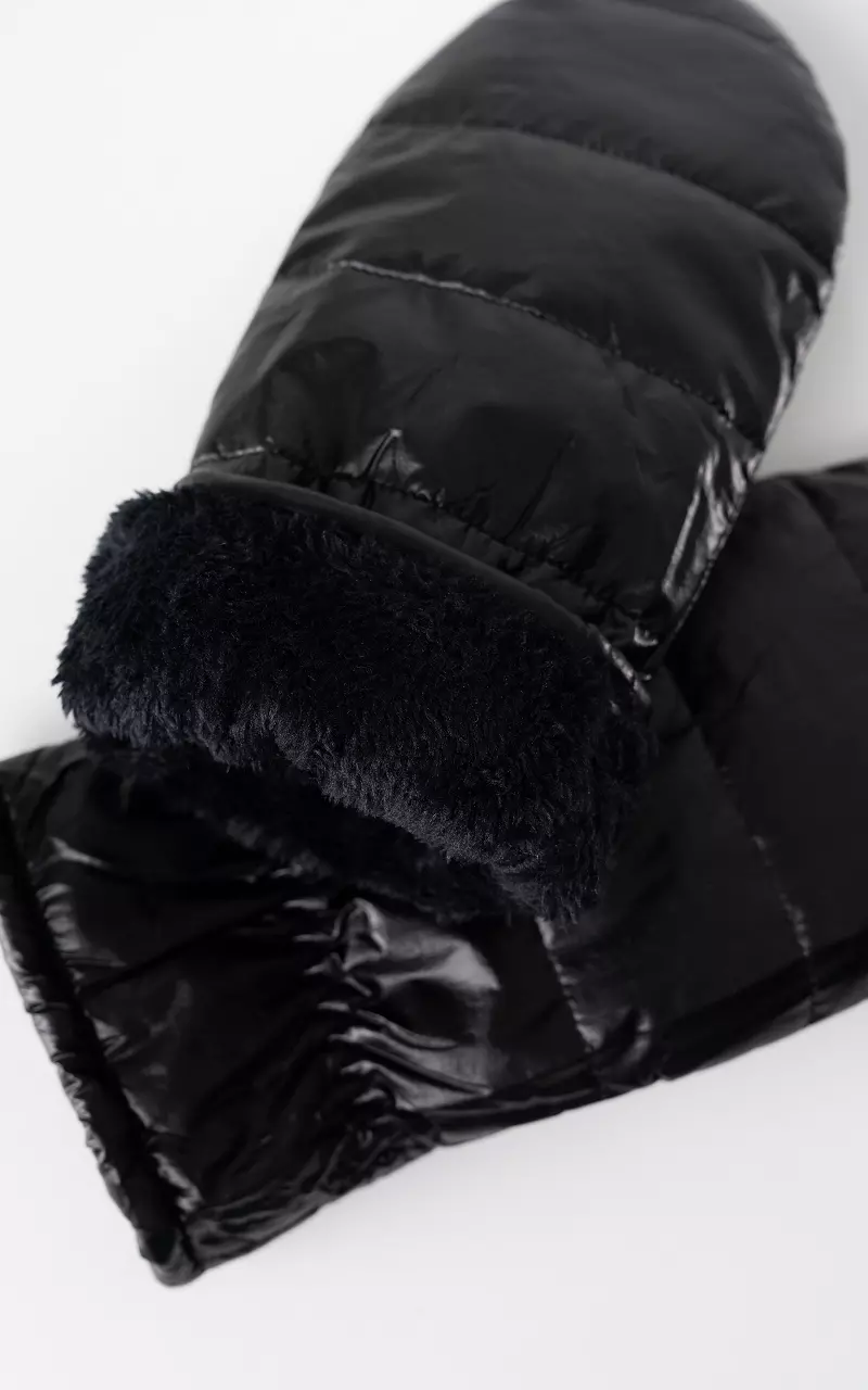 Metallic-look wanten Zwart