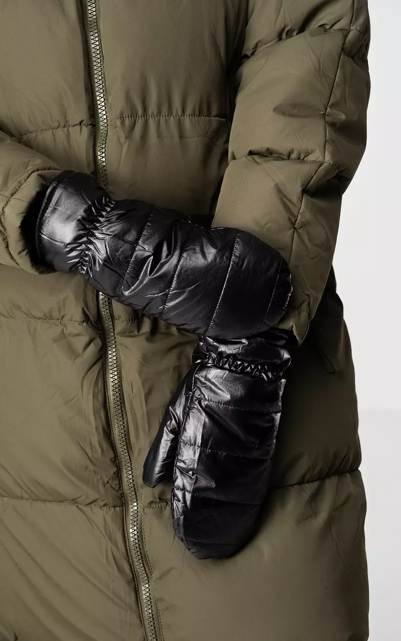 Metallic-look wanten Zwart