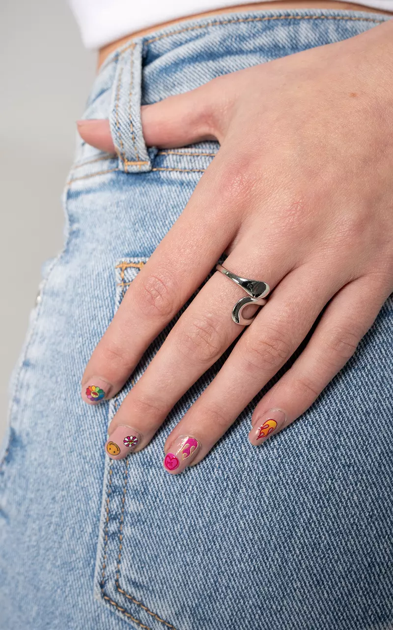 Nail stickers smiley Multicolor