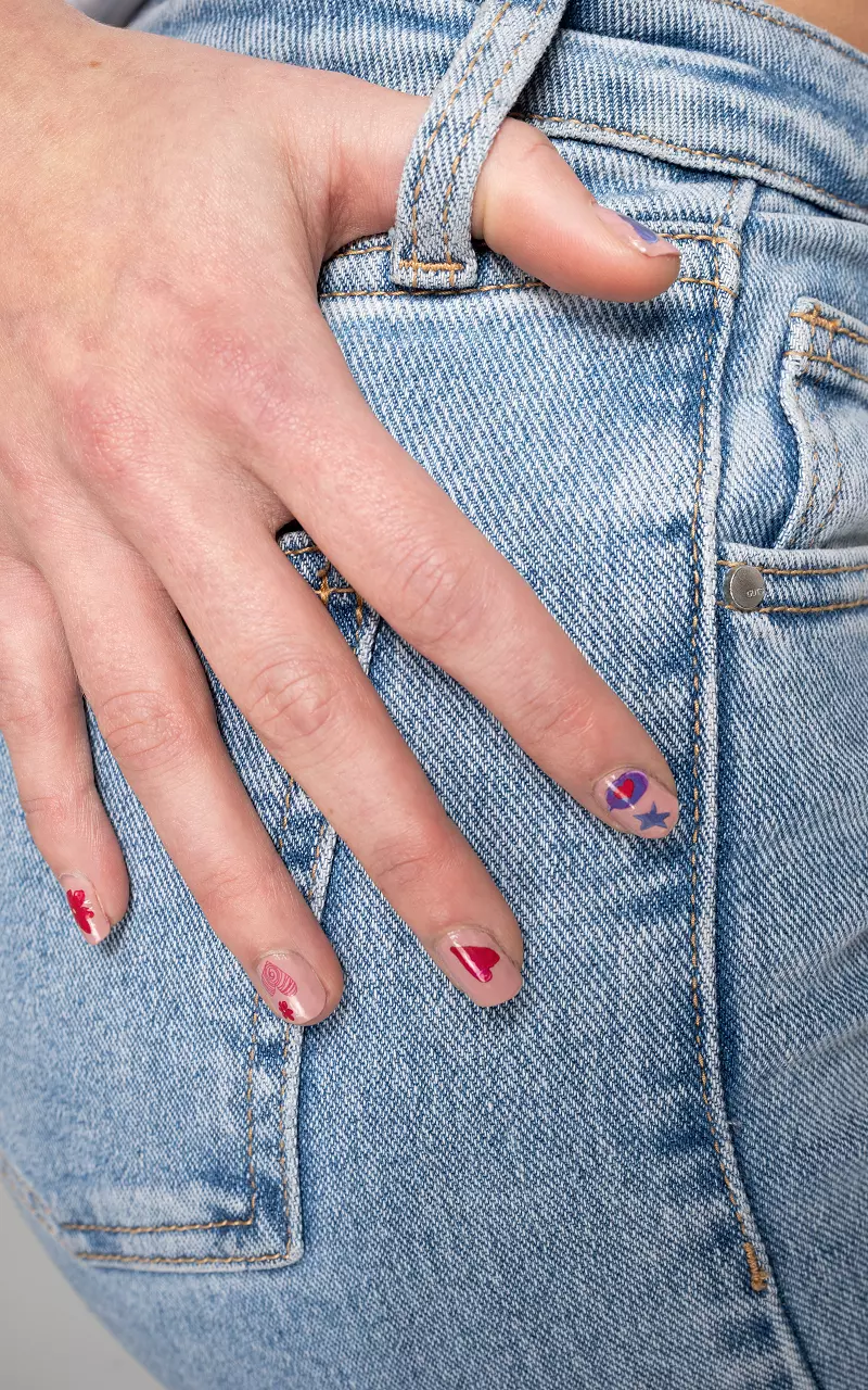 Nagelsticker Set Bunt