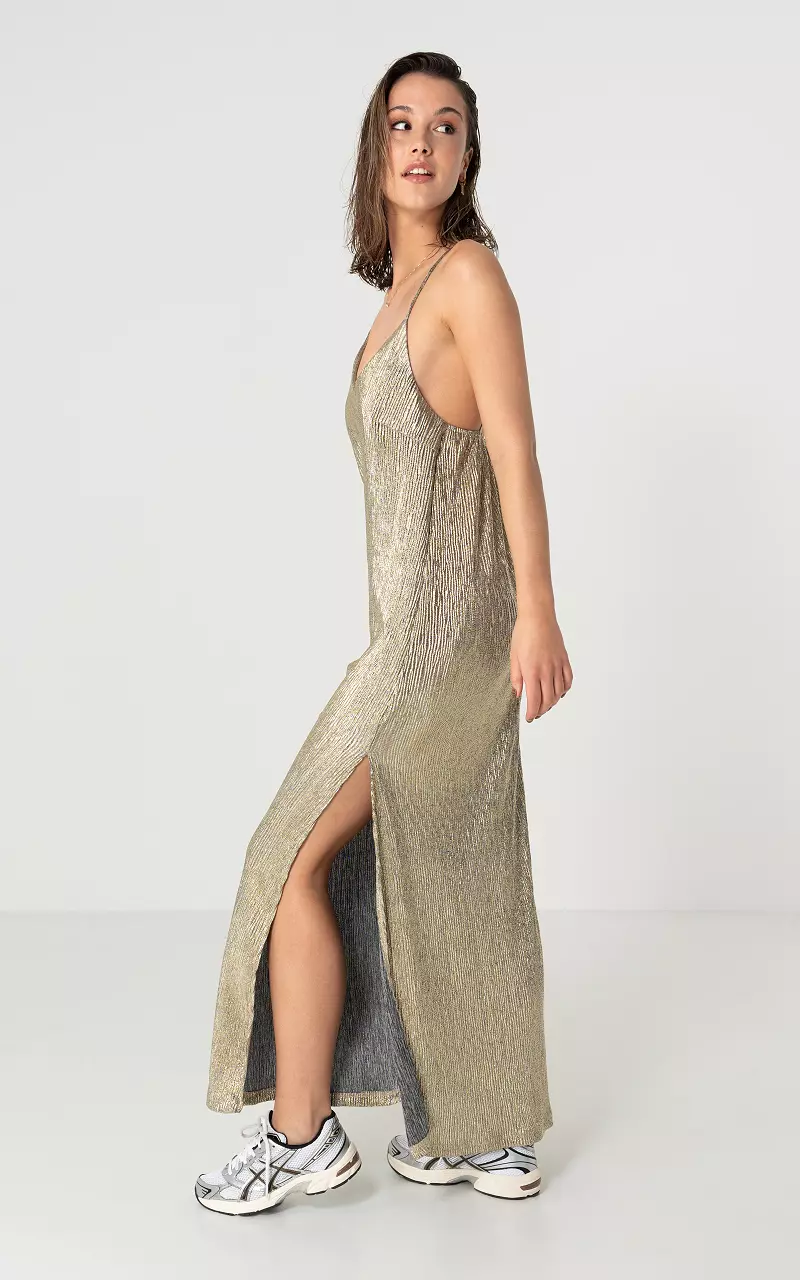 Glitter split outlet dress