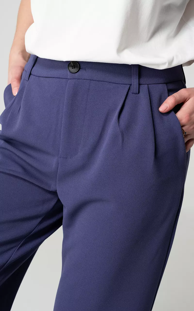 Basic wide leg trousers Blue