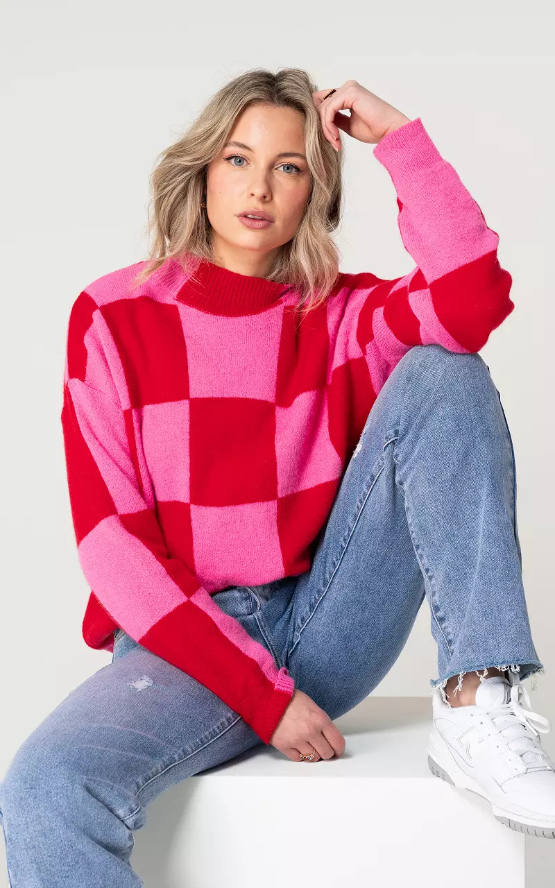 Sweater #95361 Pink Red