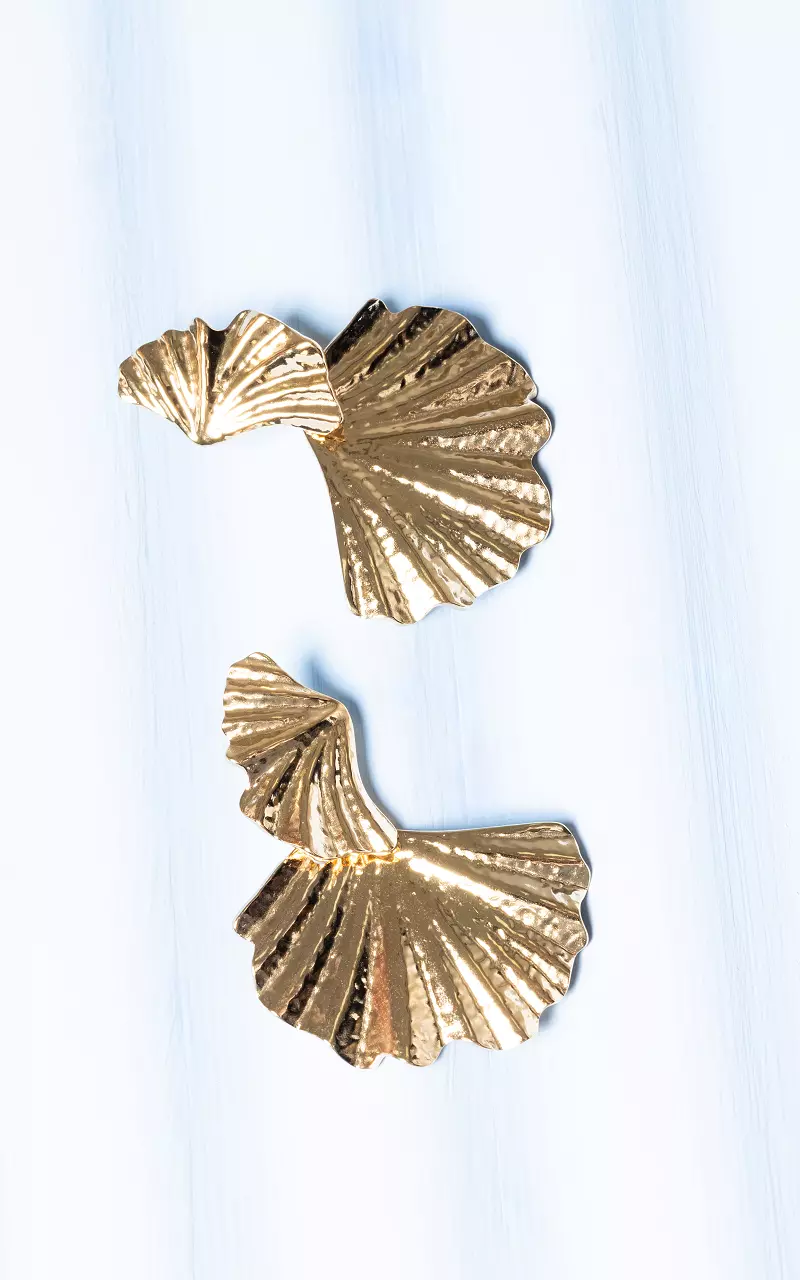 Earrings made of stainless steel Gold