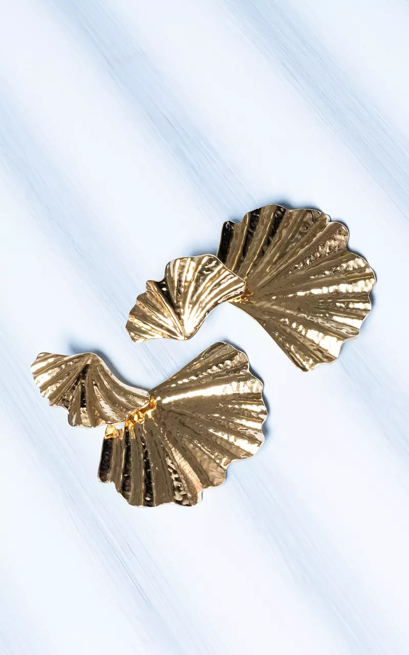 Earrings made of stainless steel Gold