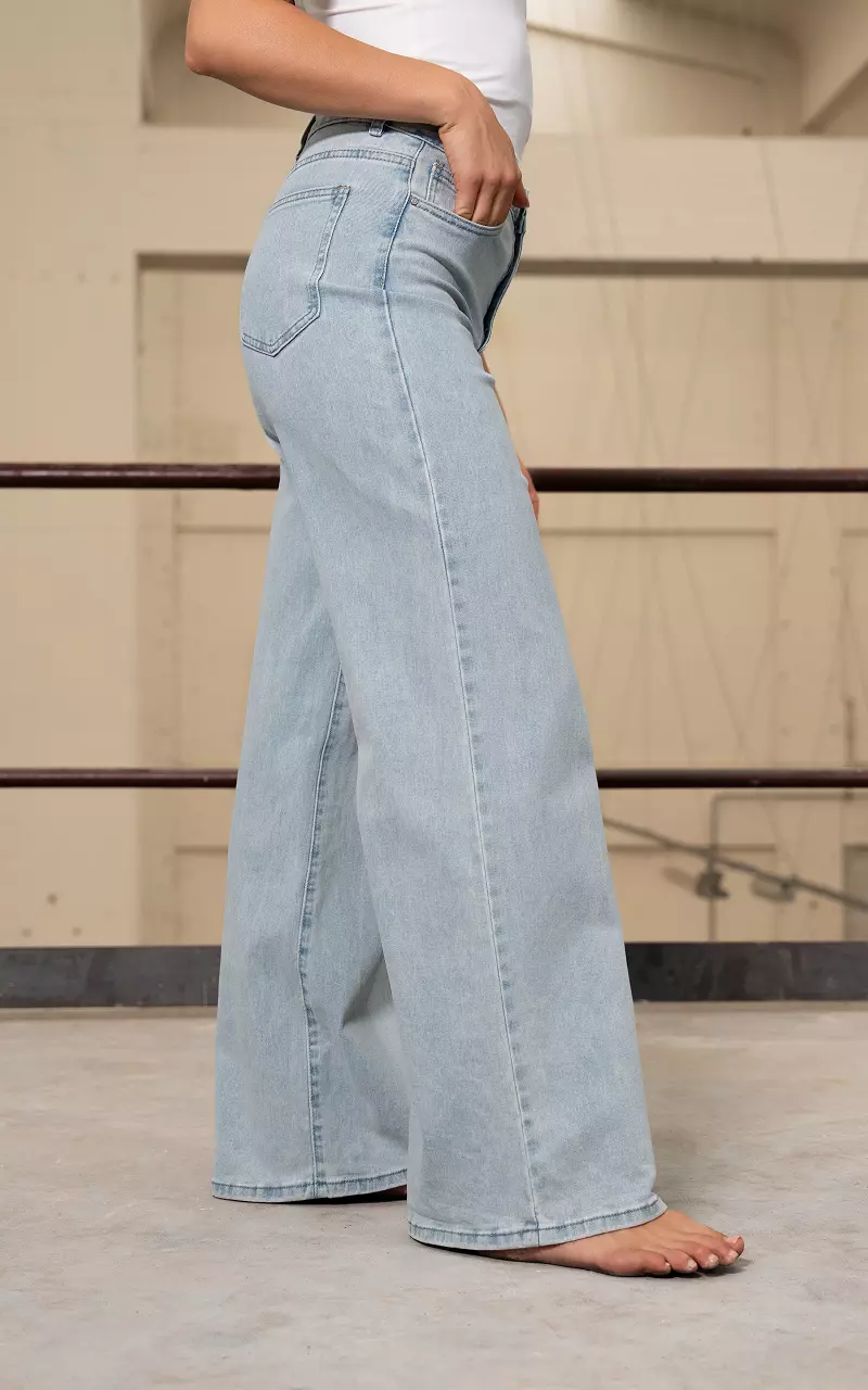 Wide leg jeans Light Blue