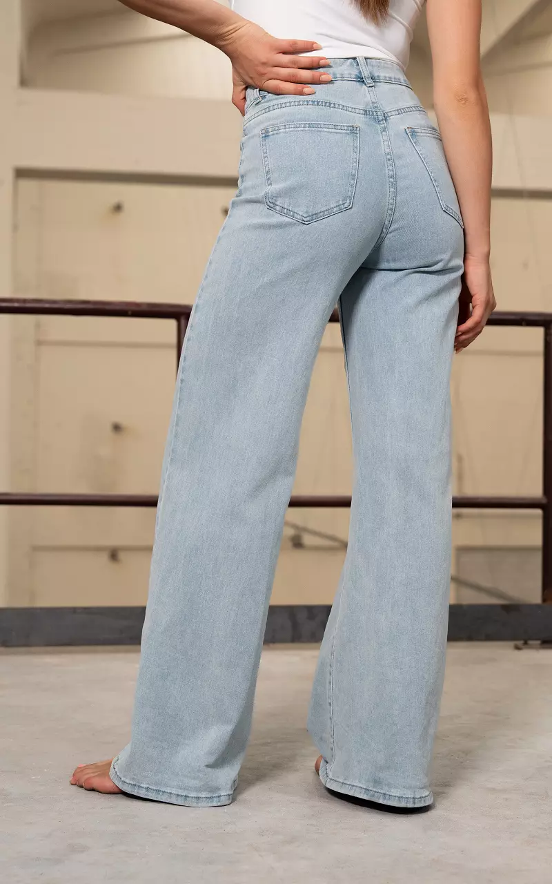 Wide leg jeans Light Blue