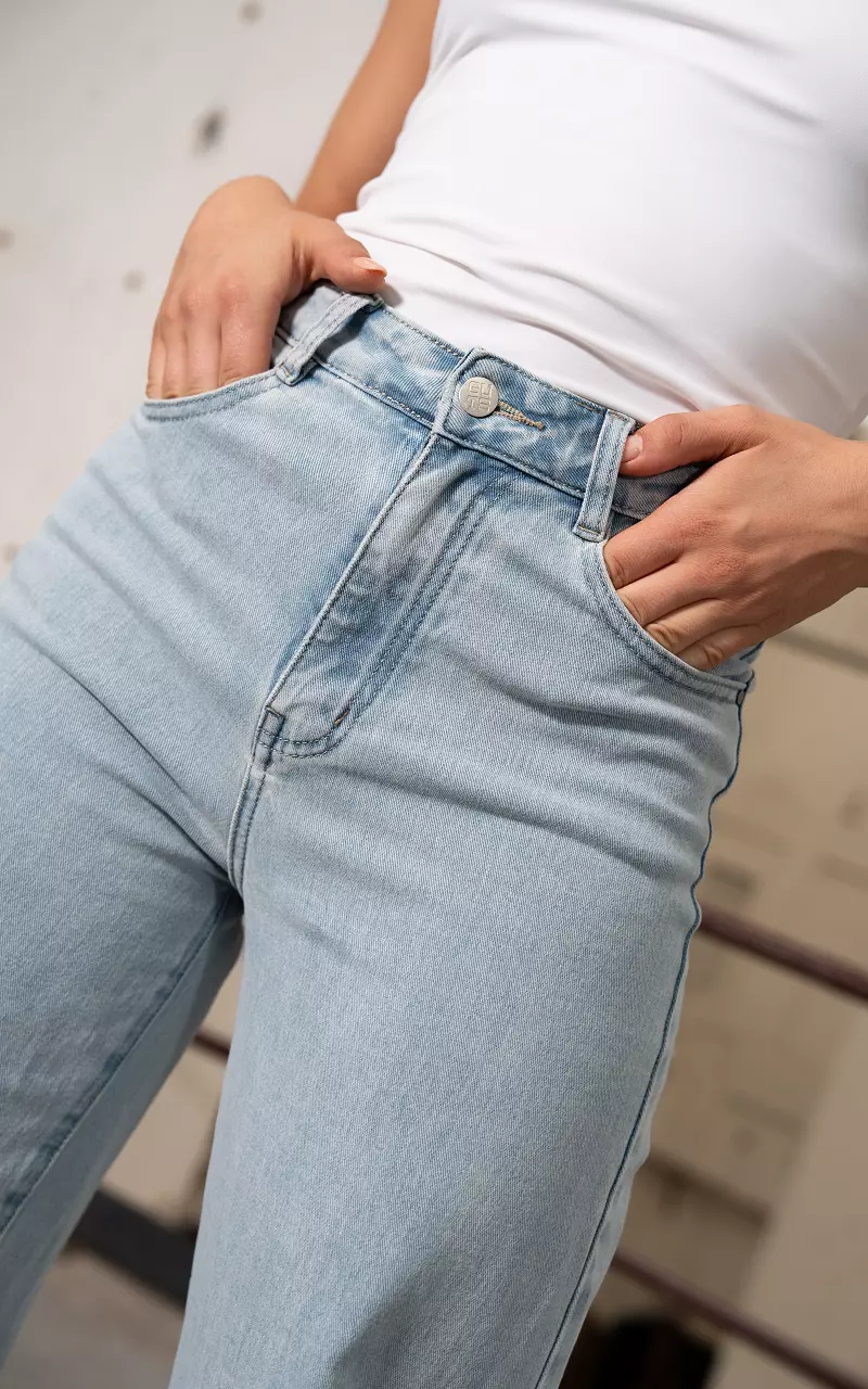 Wide leg jeans Light Blue