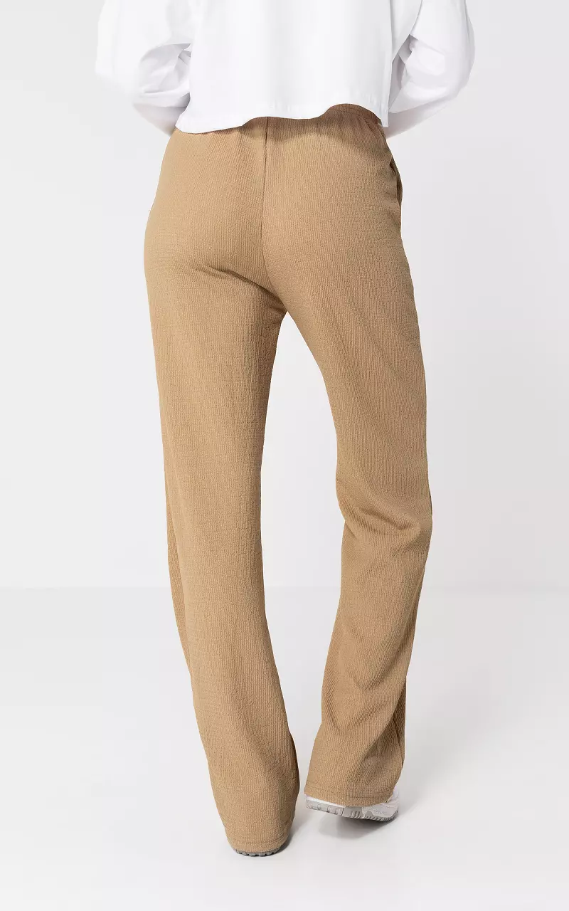 Wide leg pants Light Brown