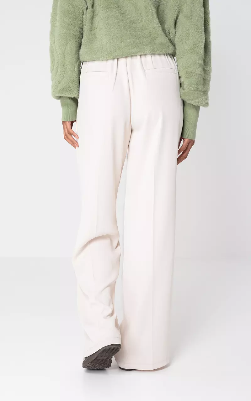 Wide leg pantalon Cream