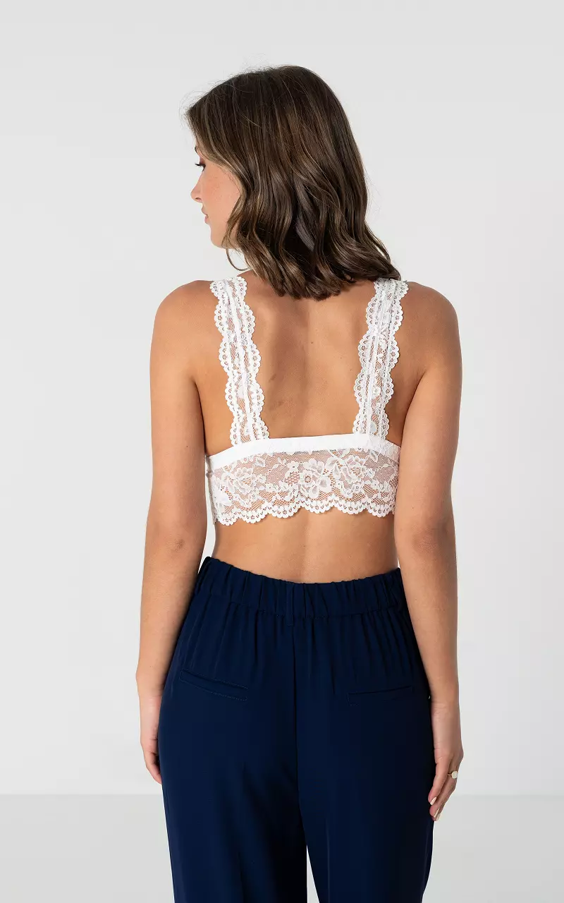 Laced bralette White