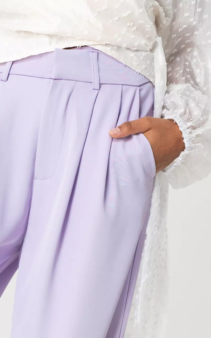 Wide leg pantalon Lilac