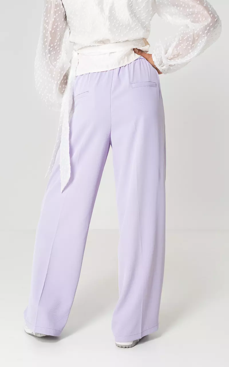 Wide leg pantalon Lilac