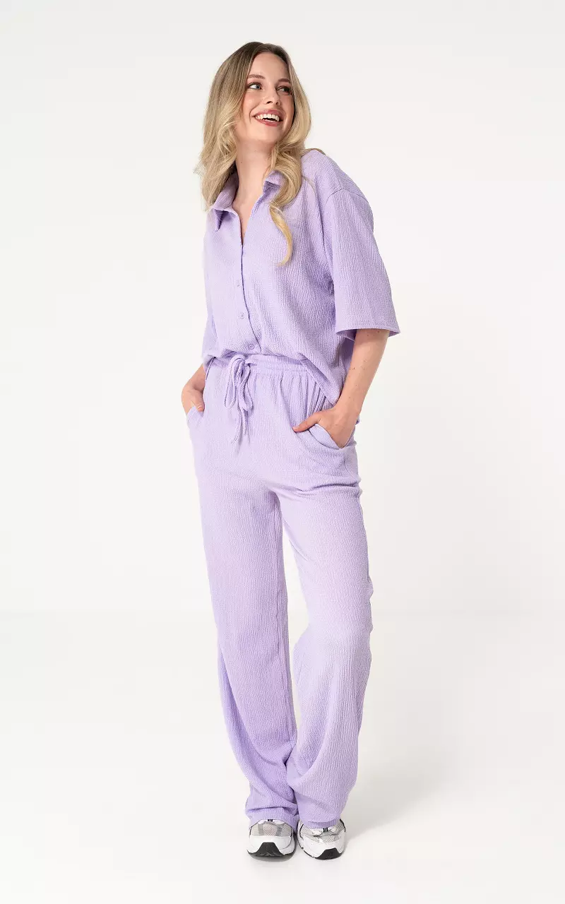 Wide leg pants Lilac