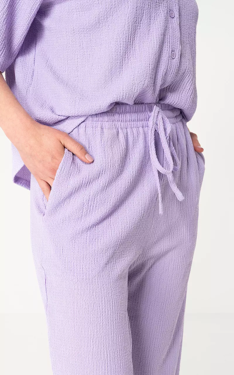 Wide leg pants Lilac