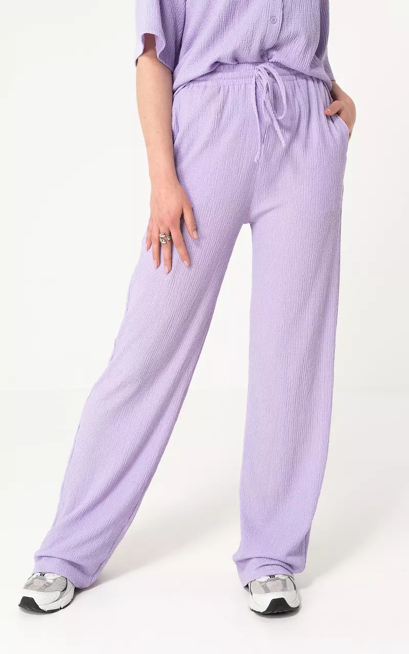 Wide leg pants Lilac