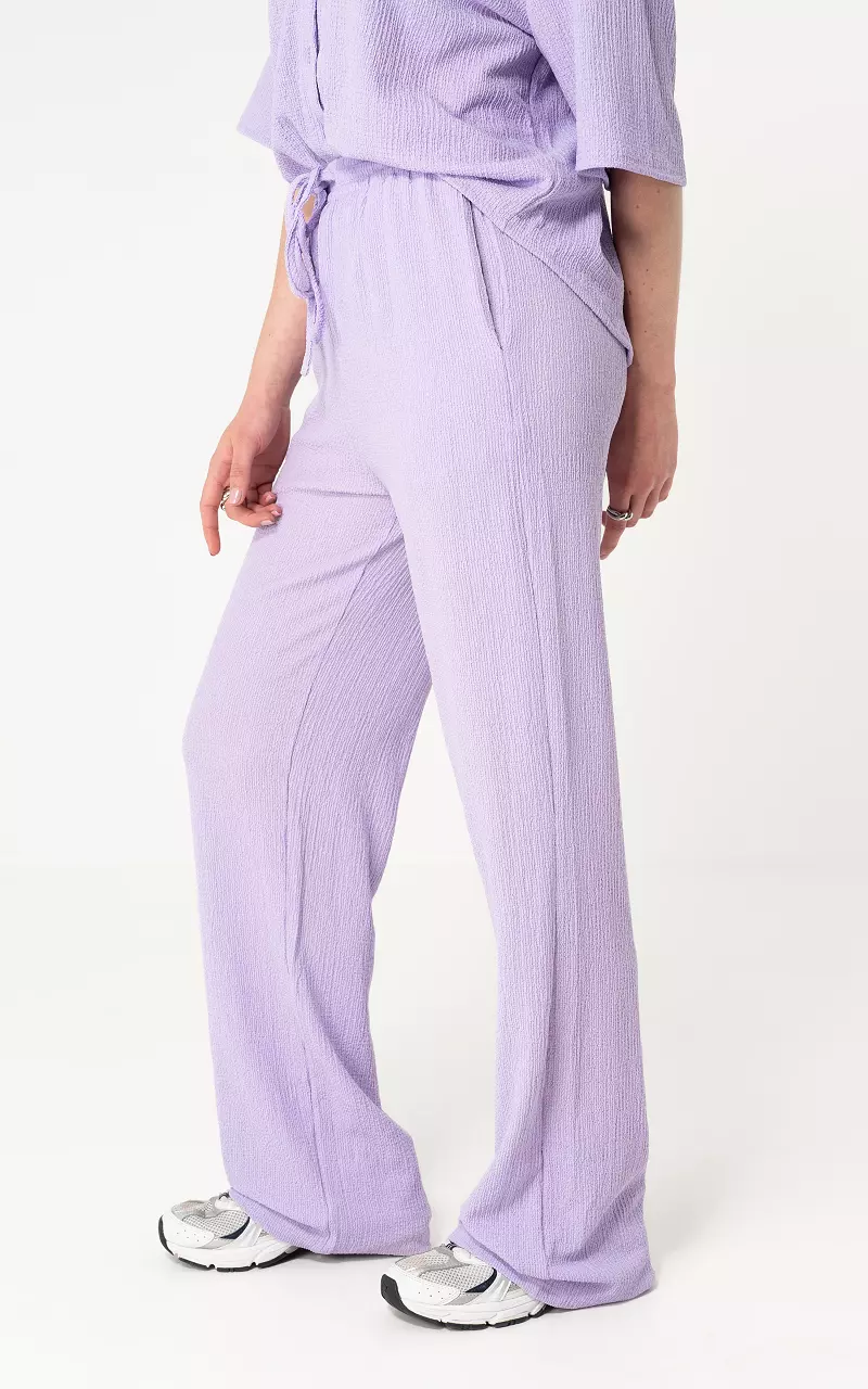 Wide leg pants Lilac
