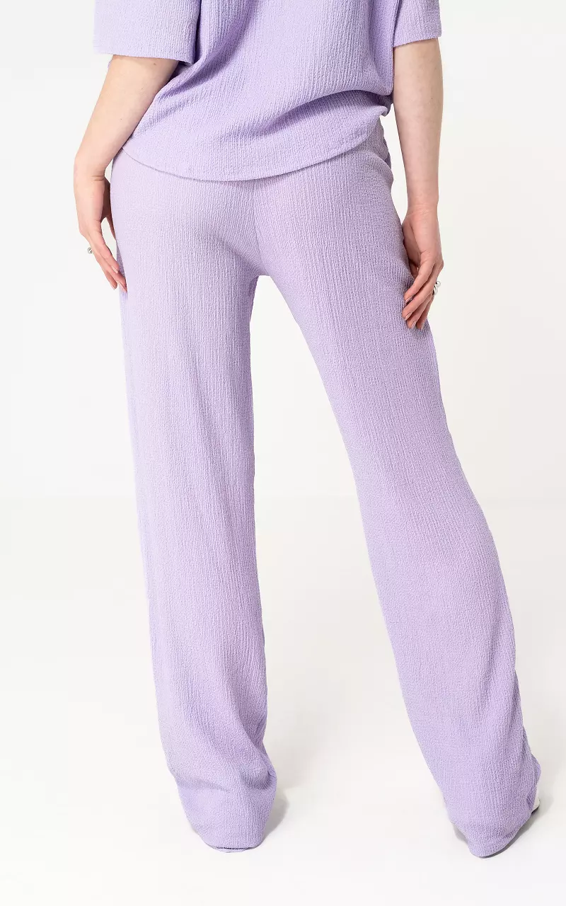 Wide leg pants Lilac