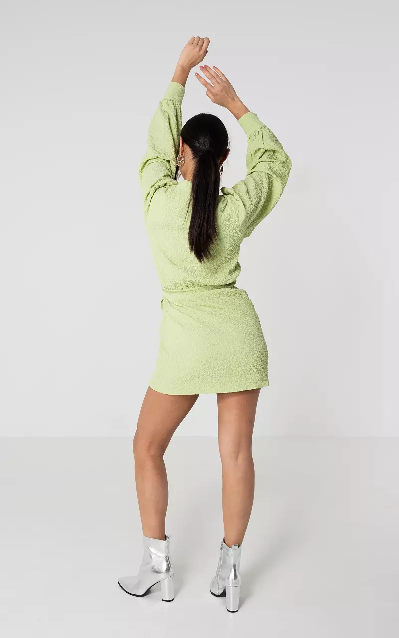 lime green turtleneck dress Lumière Turtleneck Dress main image 0
