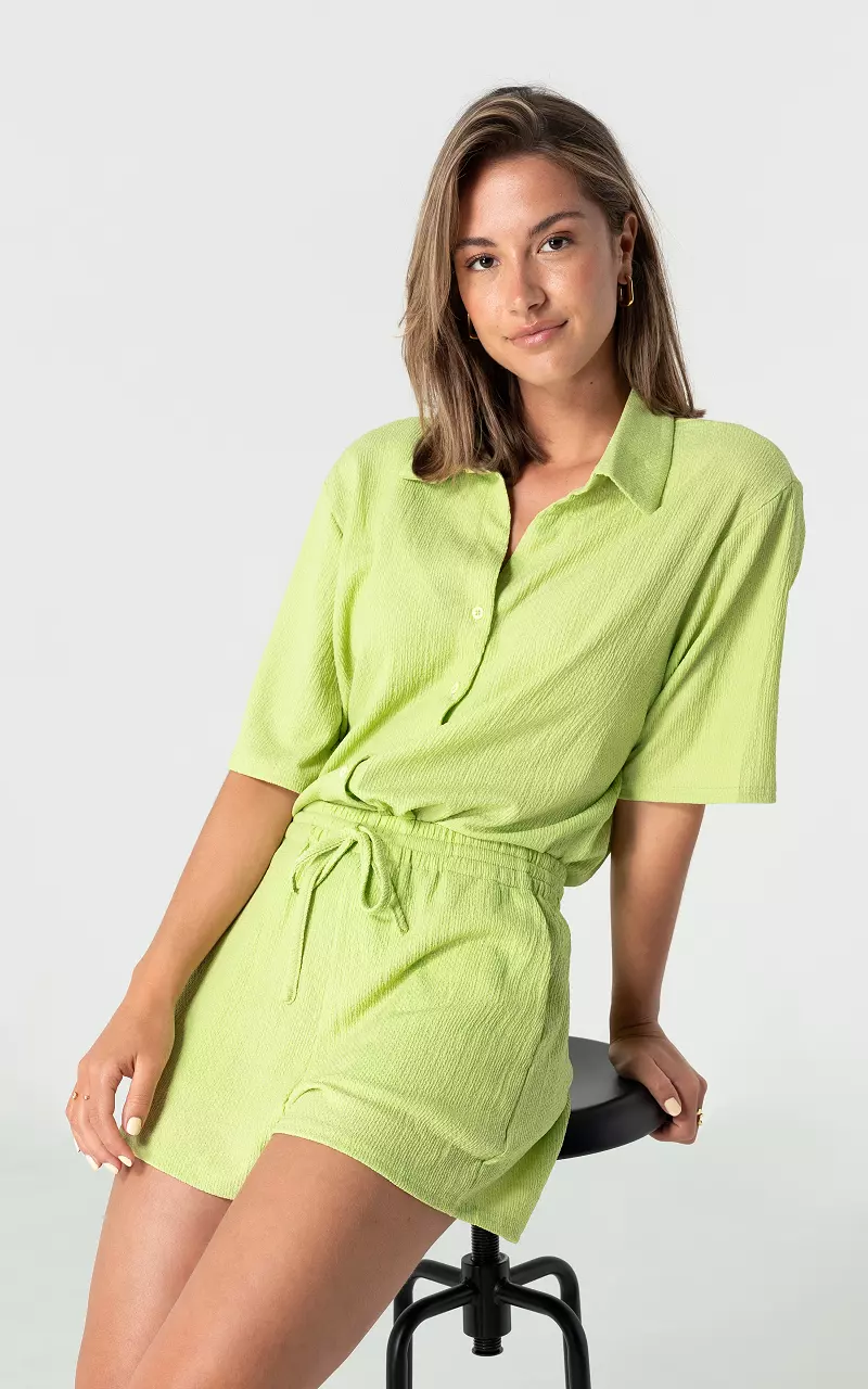Structured shorts Lime Green