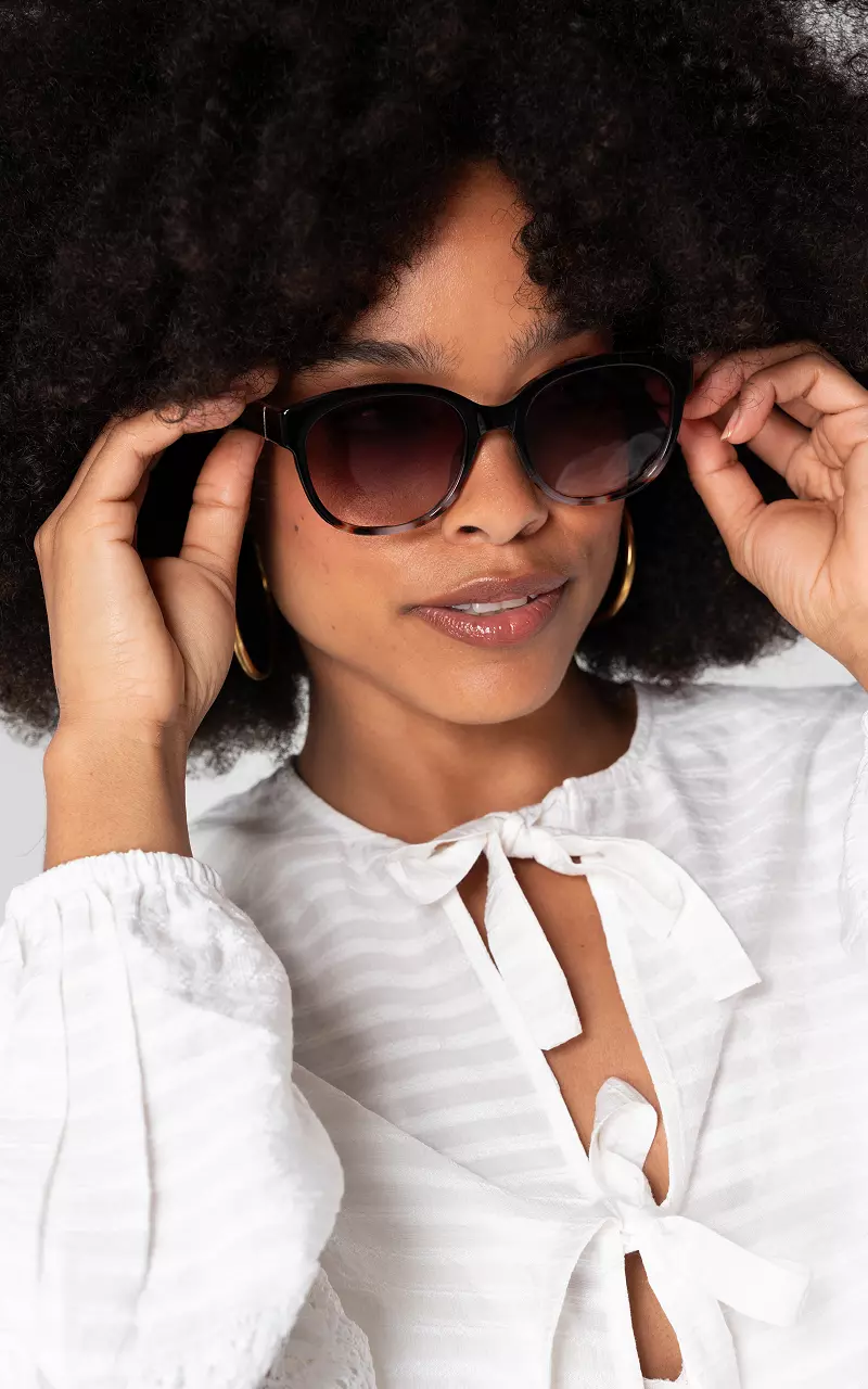 Sunglasses with polarized glasses Dark Brown Light Brown