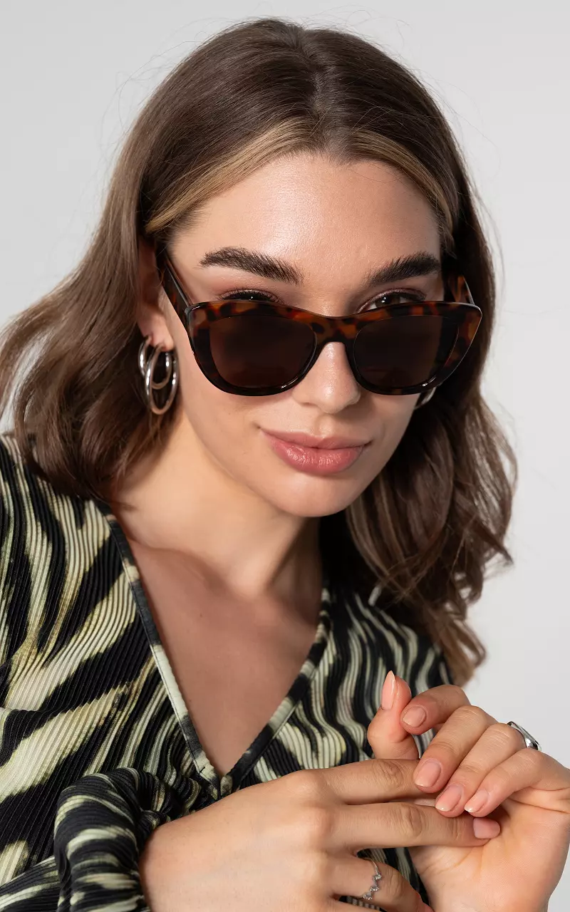 Sunglasses with polarized lenses Dark Brown