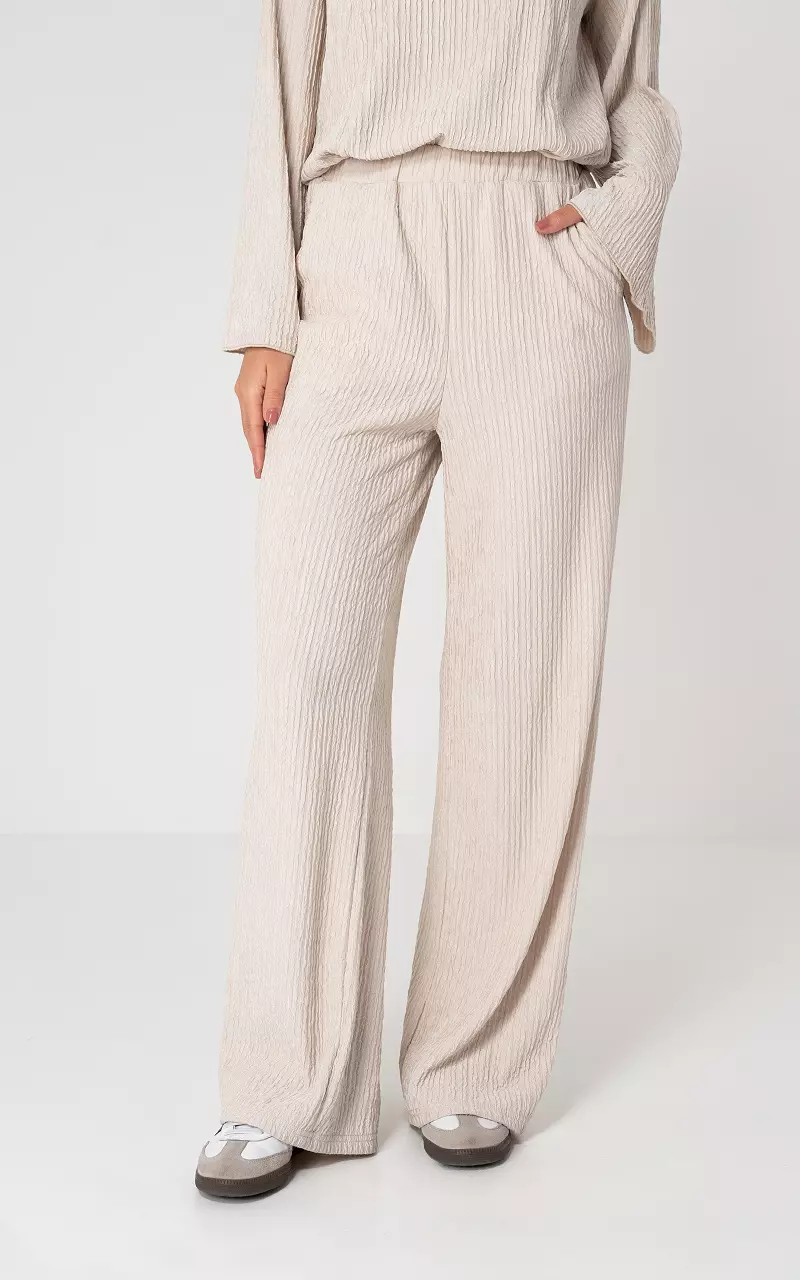 Loose-fitting pants Beige