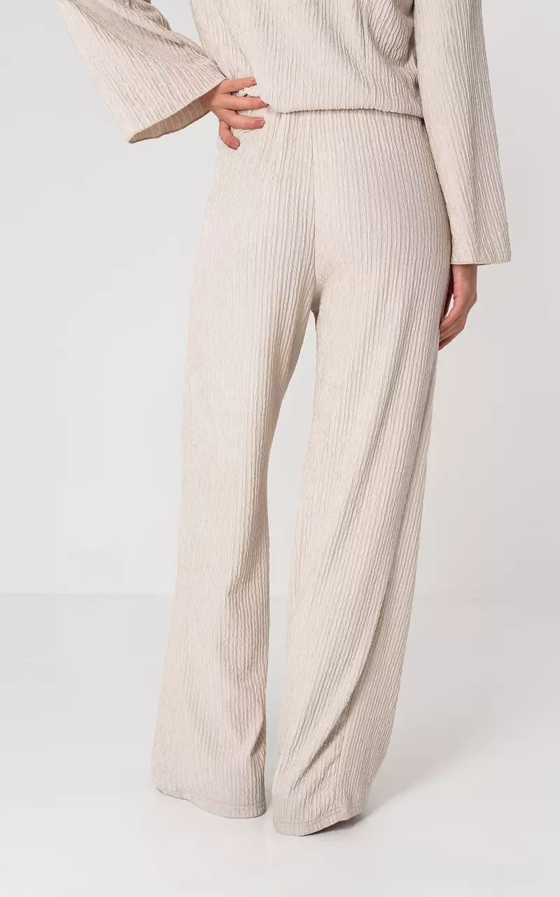 Loose-fitting pants Beige
