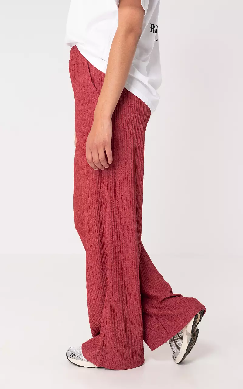 Loose-fitting pants Mauve Pink