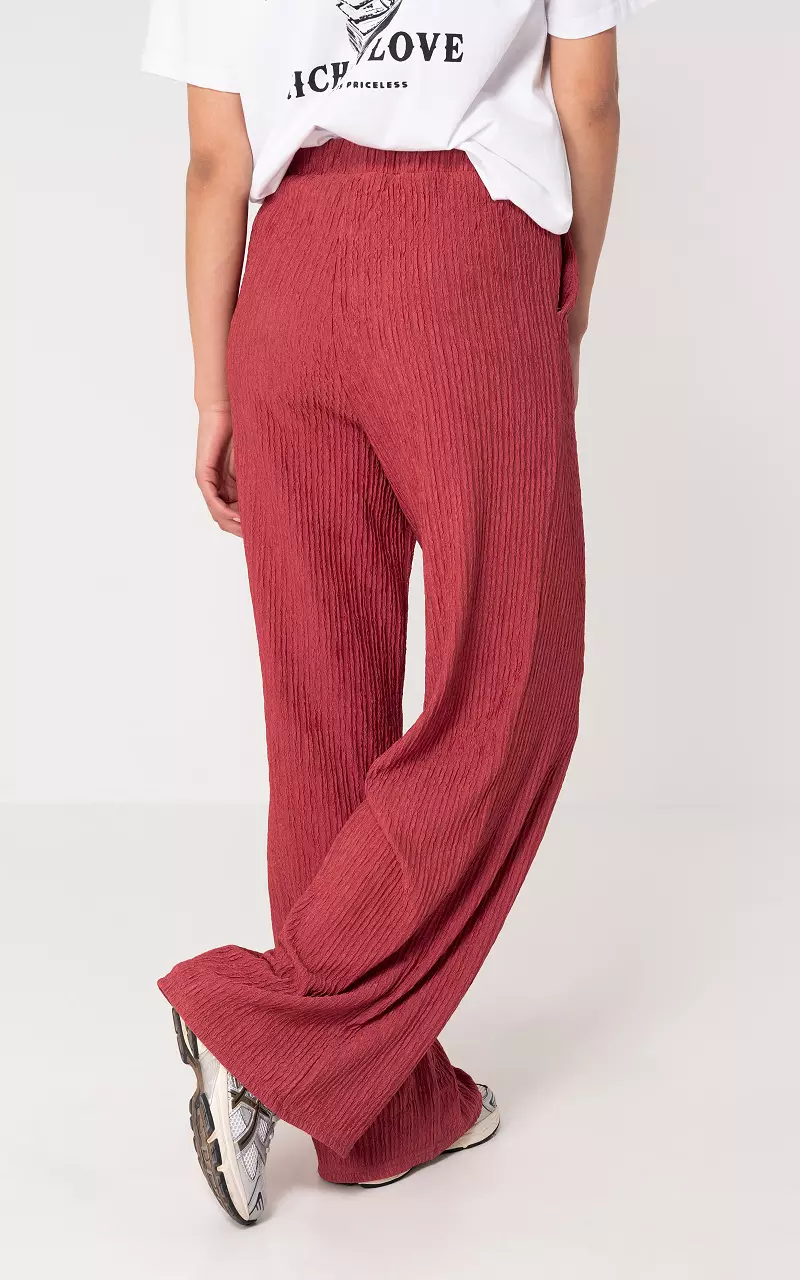 Loose-fitting pants Mauve Pink